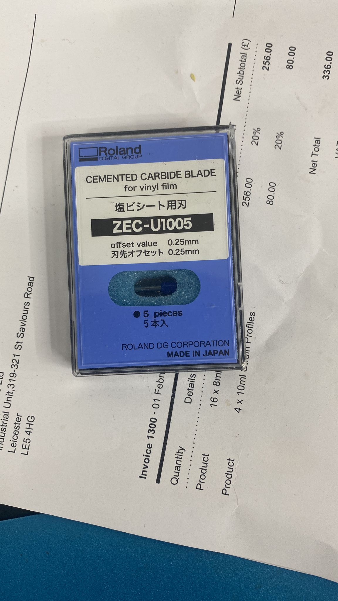 Printer Carbide Blade - X0022
