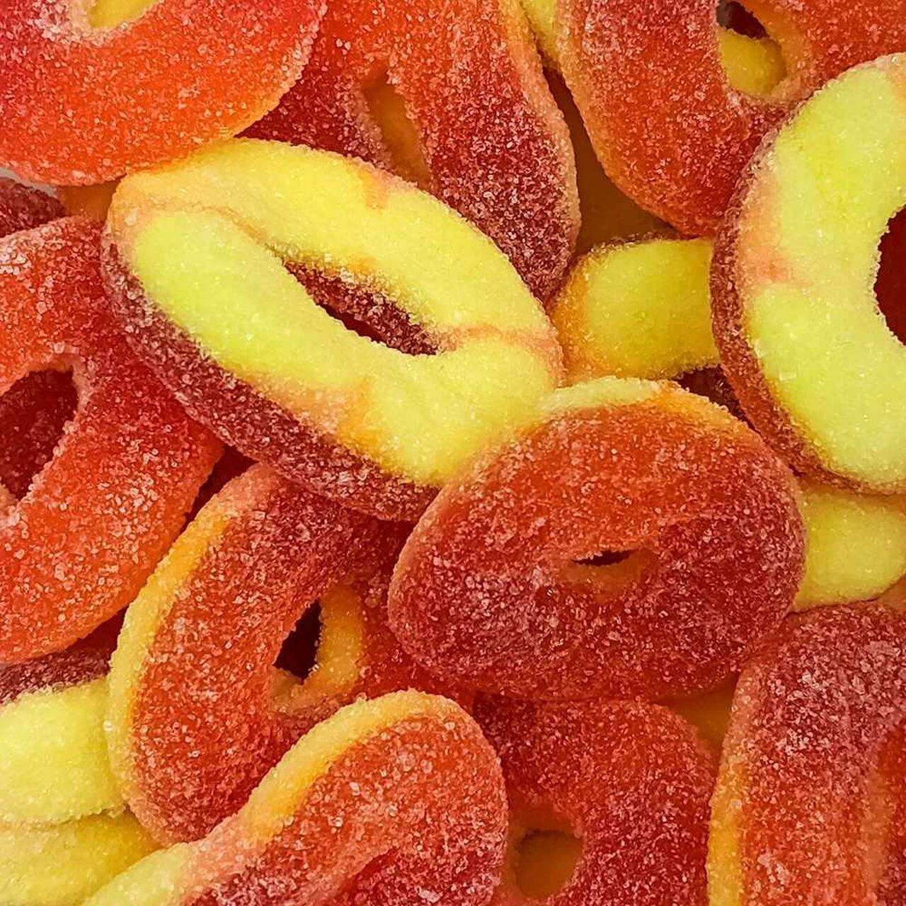 Non CBD Gummies Peach Hoops - Y0228
