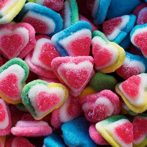 Non CBD Gummies Rainbow Hearts - Y0237