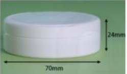 White PET plastic pouch tub - X0482