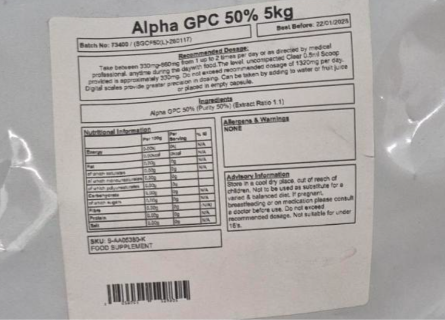 50% Alpha GPC - Y0829