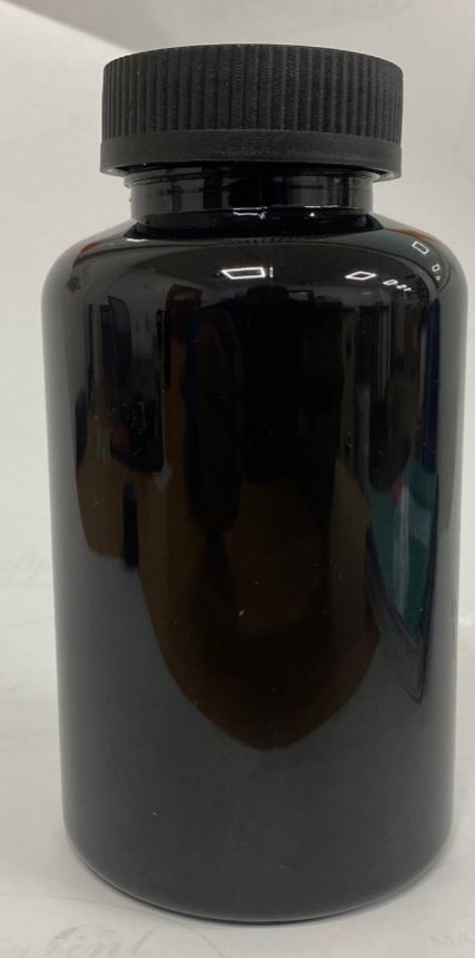 400cc Black PET Bottle - X0283