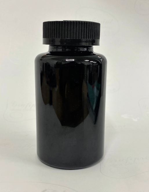 150cc Black PET Bottle - X0284