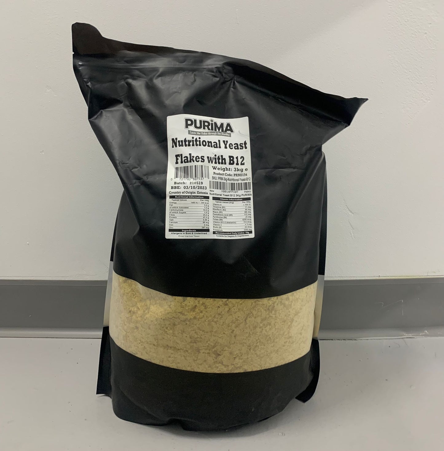 Nutritional Yeast Flakes with Vitamin B12 1Kg - Y0039