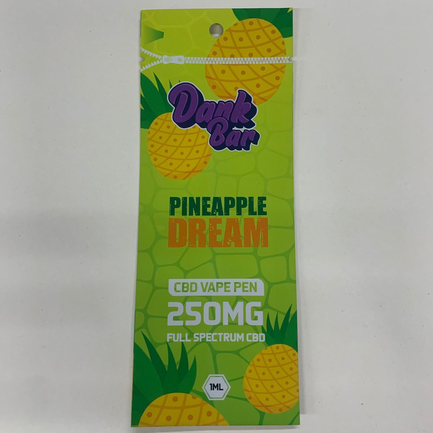 (250mg) Purple Dank Bar Cover Pouch - Pineapple Dream - X0103
