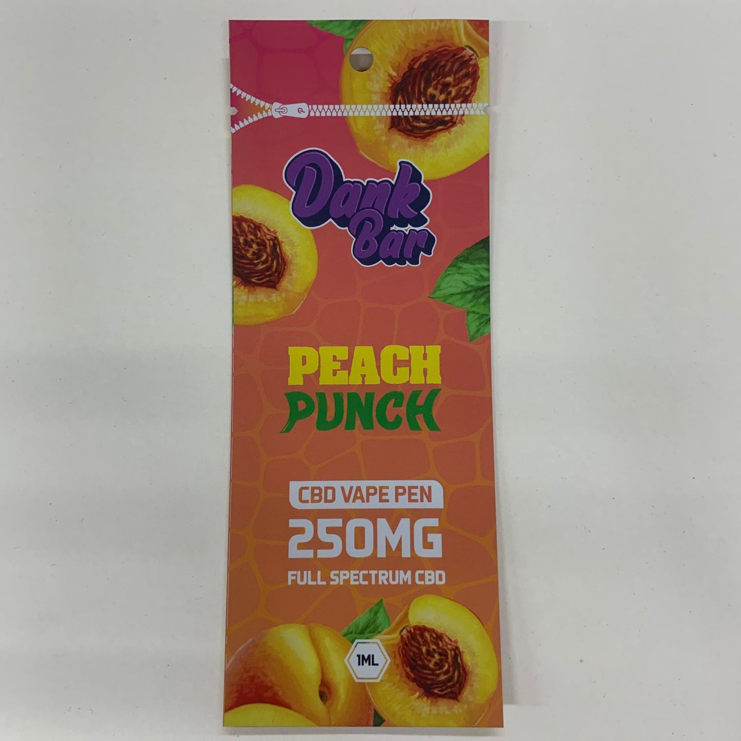 (250mg) Purple Dank Bar Cover Pouch - Peach Punch - X0104