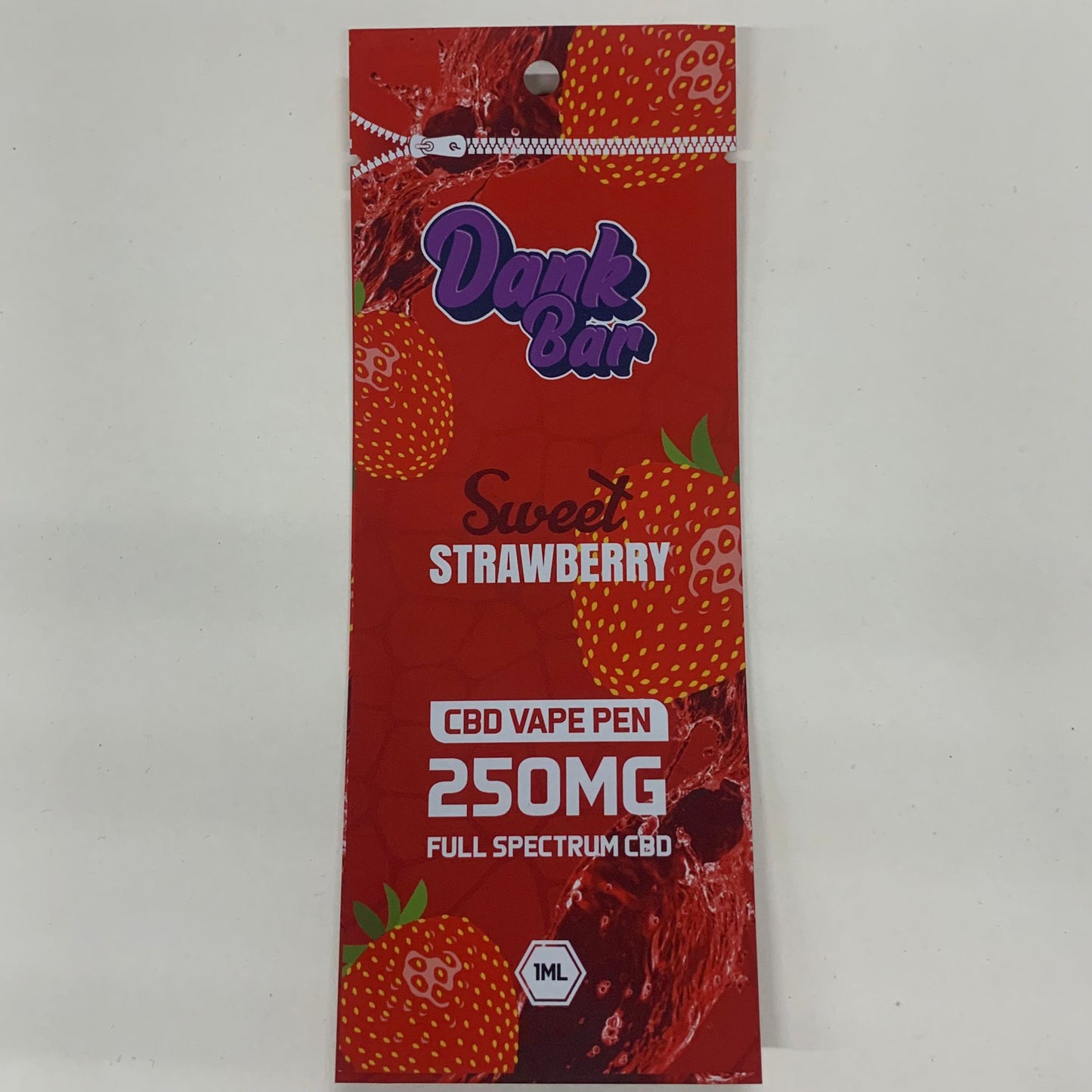 (250mg) Purple Dank Bar Cover Pouch - Sweet Strawberry - X0106