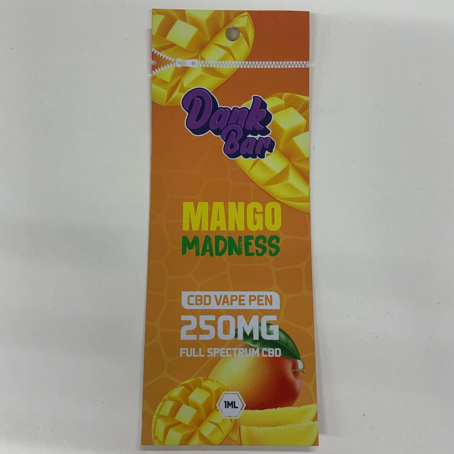 (250mg) Purple Dank Bar Cover Pouch - Mango Madness - X0101