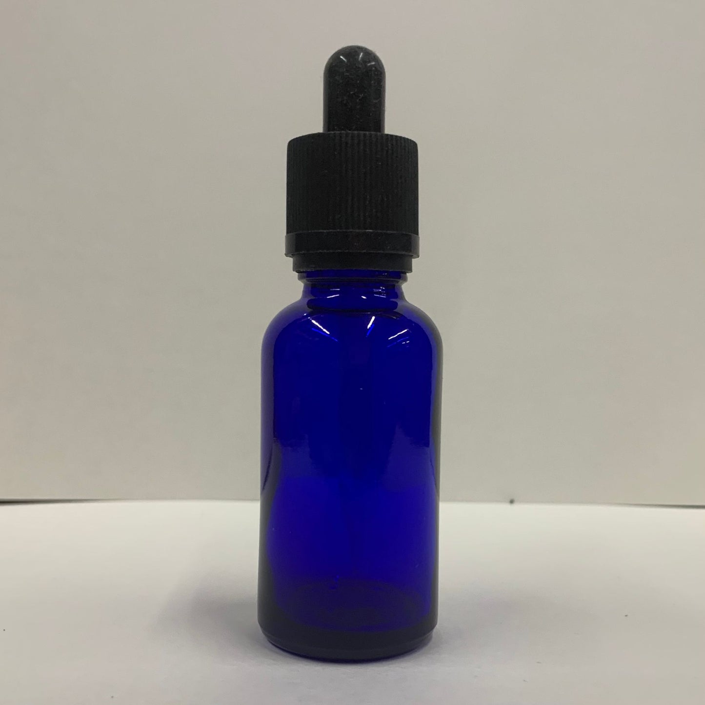 30ml Blue Glass Bottle with Pipette - X0002
