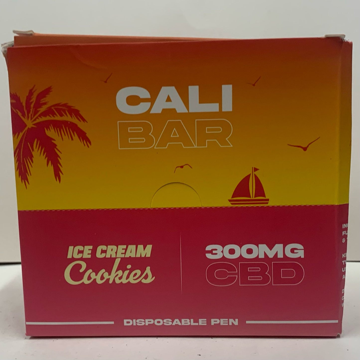 (300mg) Cali Bar Original Display Box with Holder - Ice Cream Cookies - X0189