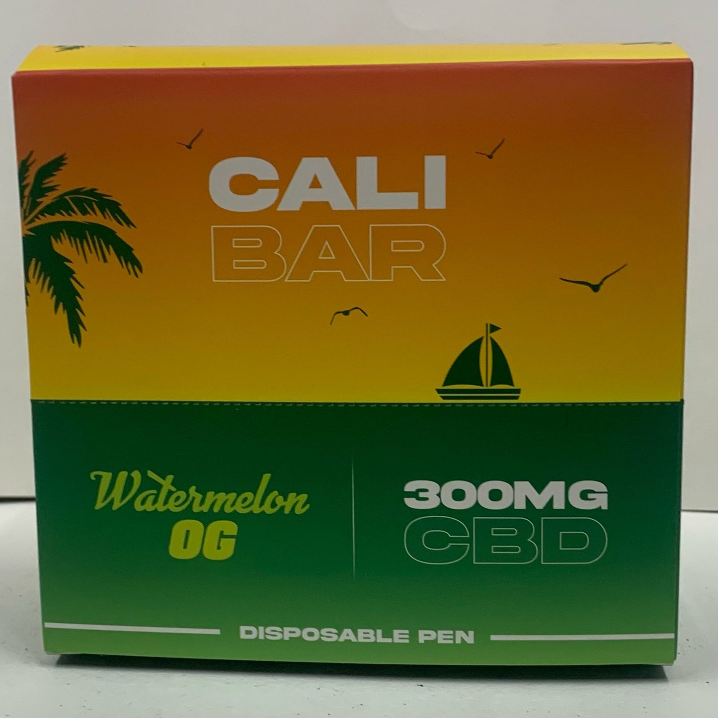 (300mg) Cali Bar Original Display Box with Holder - Watermelon OG - X0196