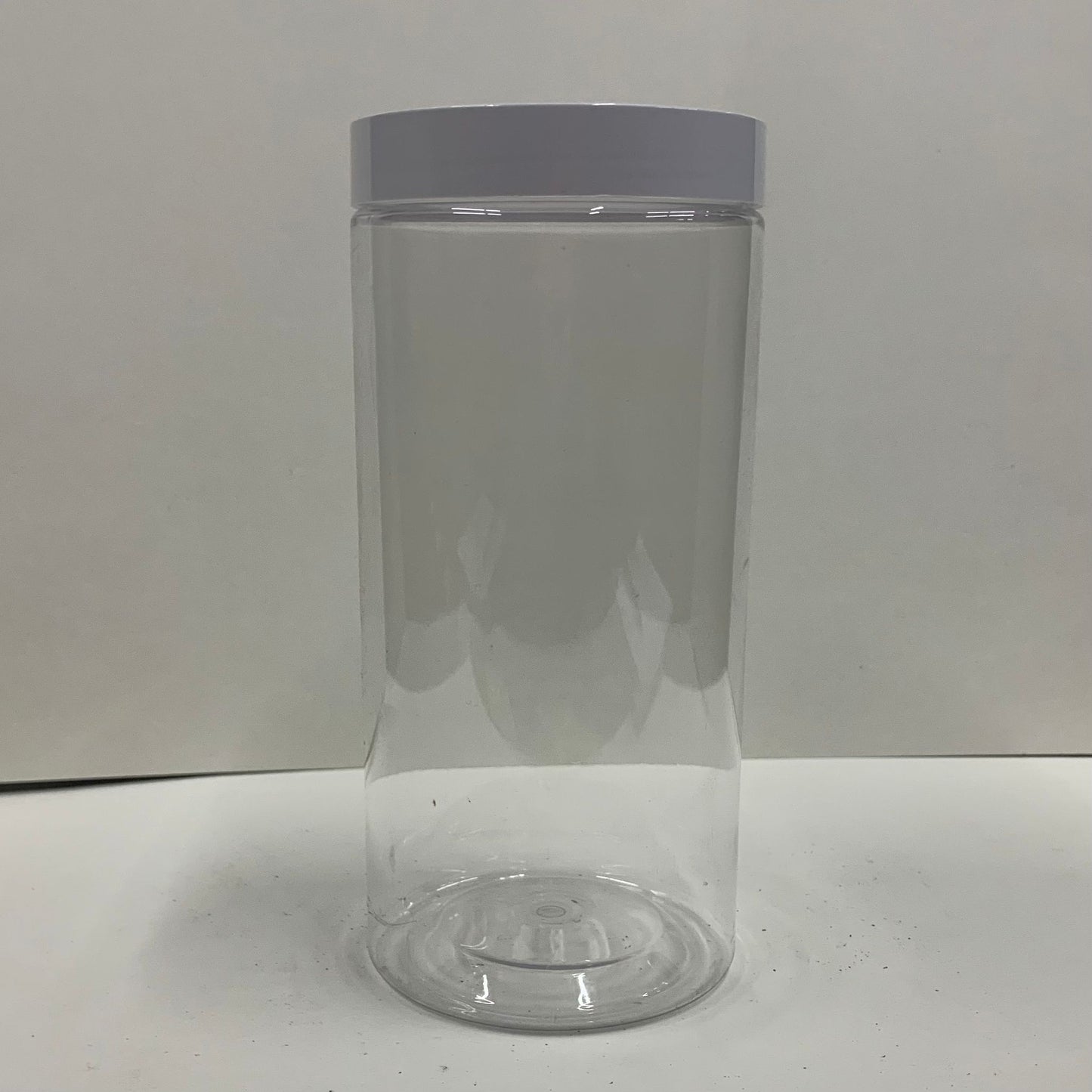 600ml PET Jar with White Lid - X0226