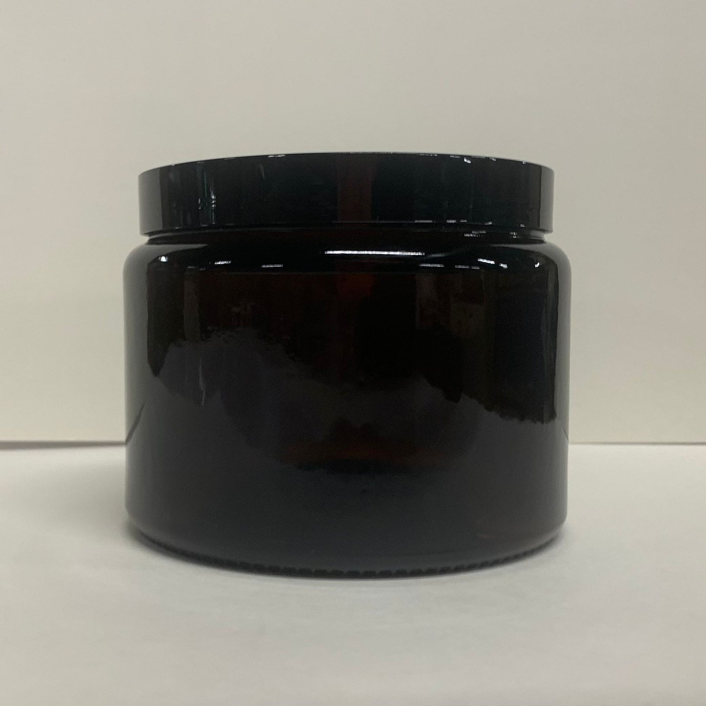 500ml Amber PP Jar with Lid - X0300