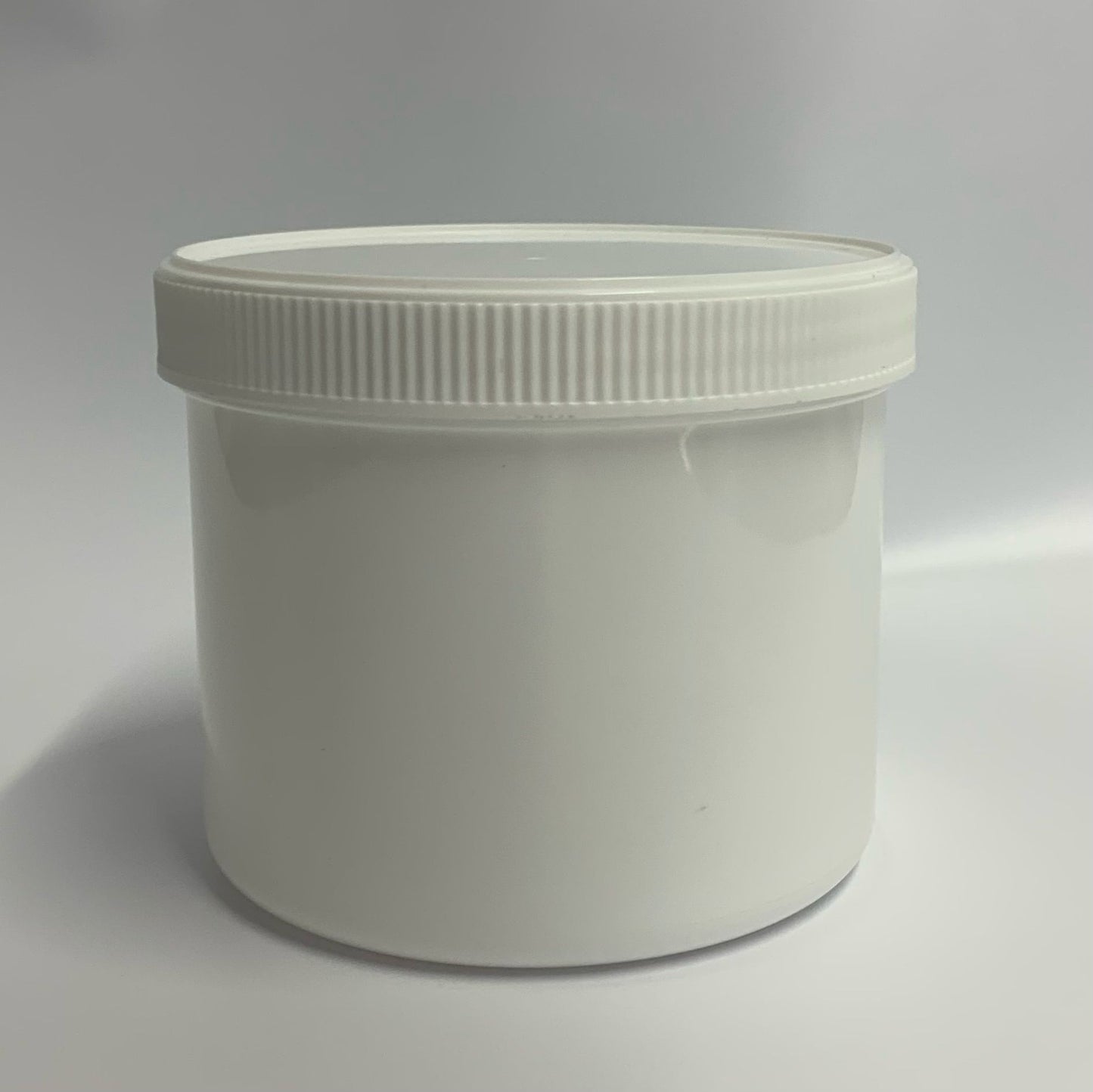 500ml White Cosmetic Jar with Lid -  X0335