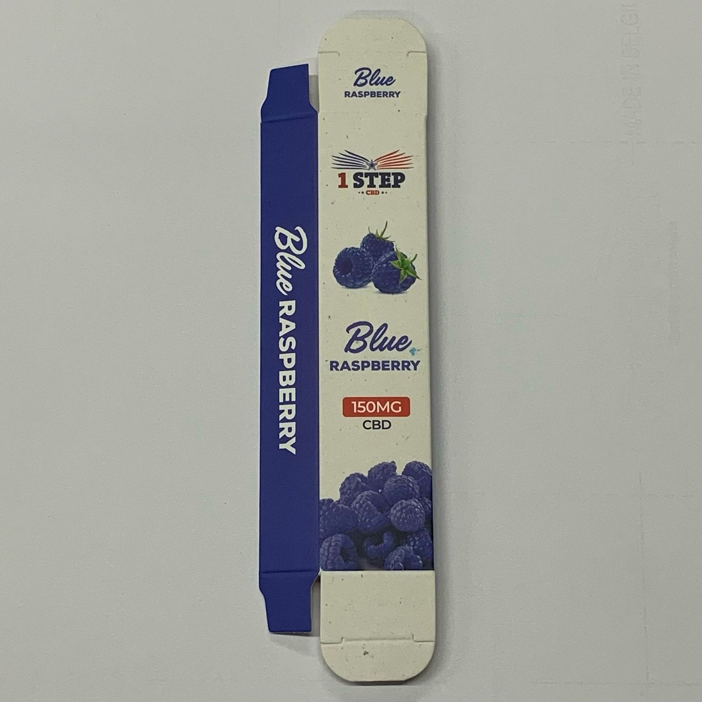 1 Step Disposable 150mg Box - Blue Raspberry - X0339
