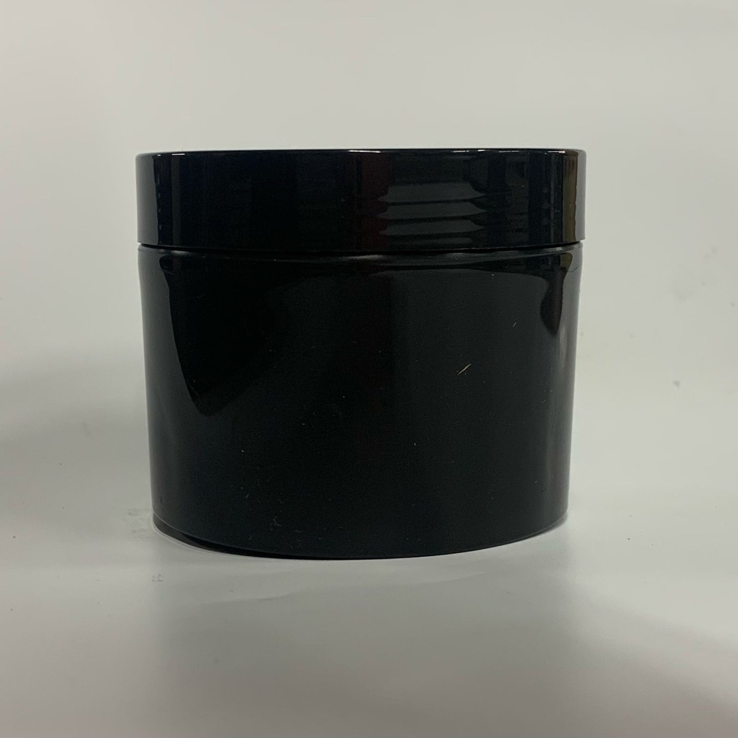 350ml Black Cosmetic Jar With Lid - X0355