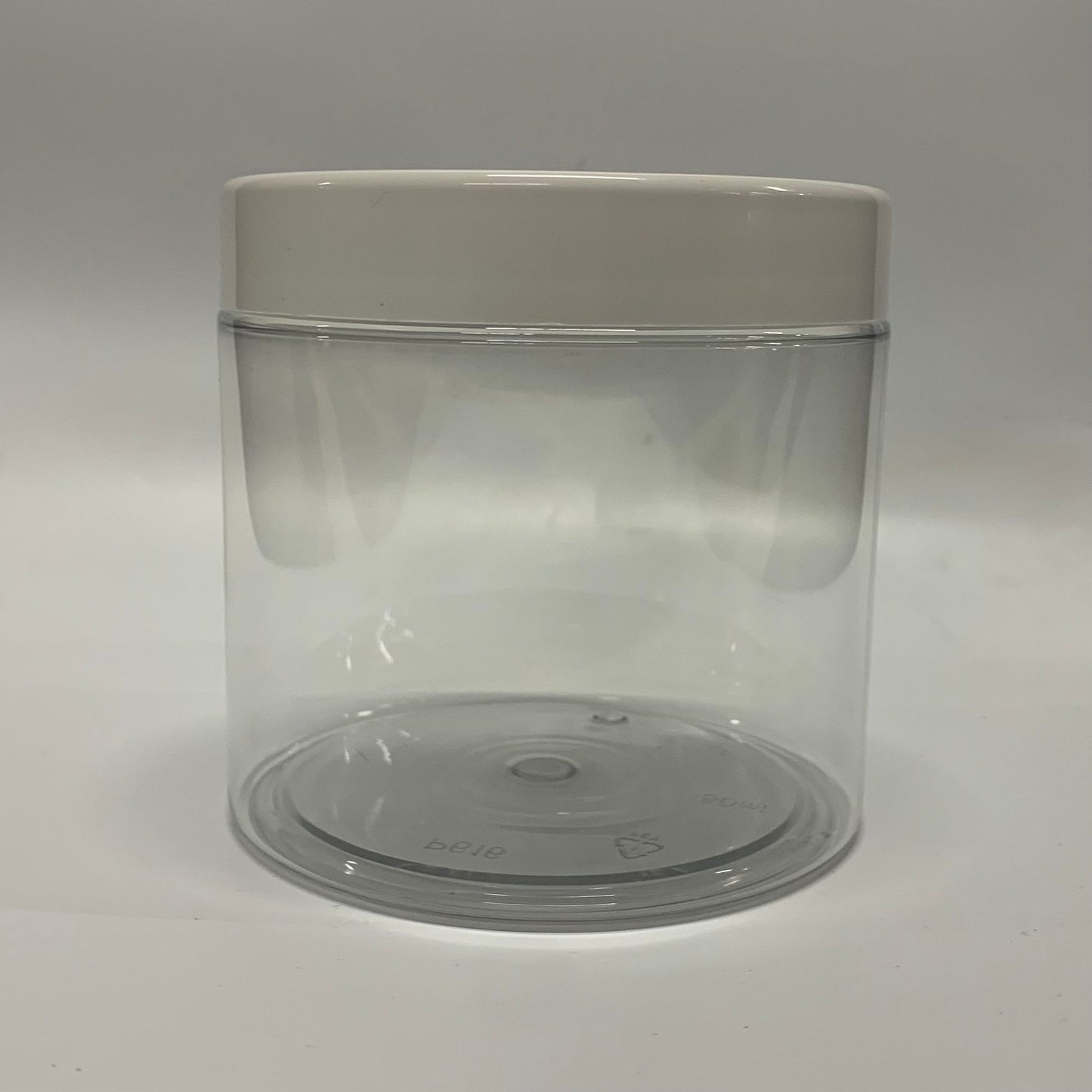 650ml PET Jar with White Lid - X0343