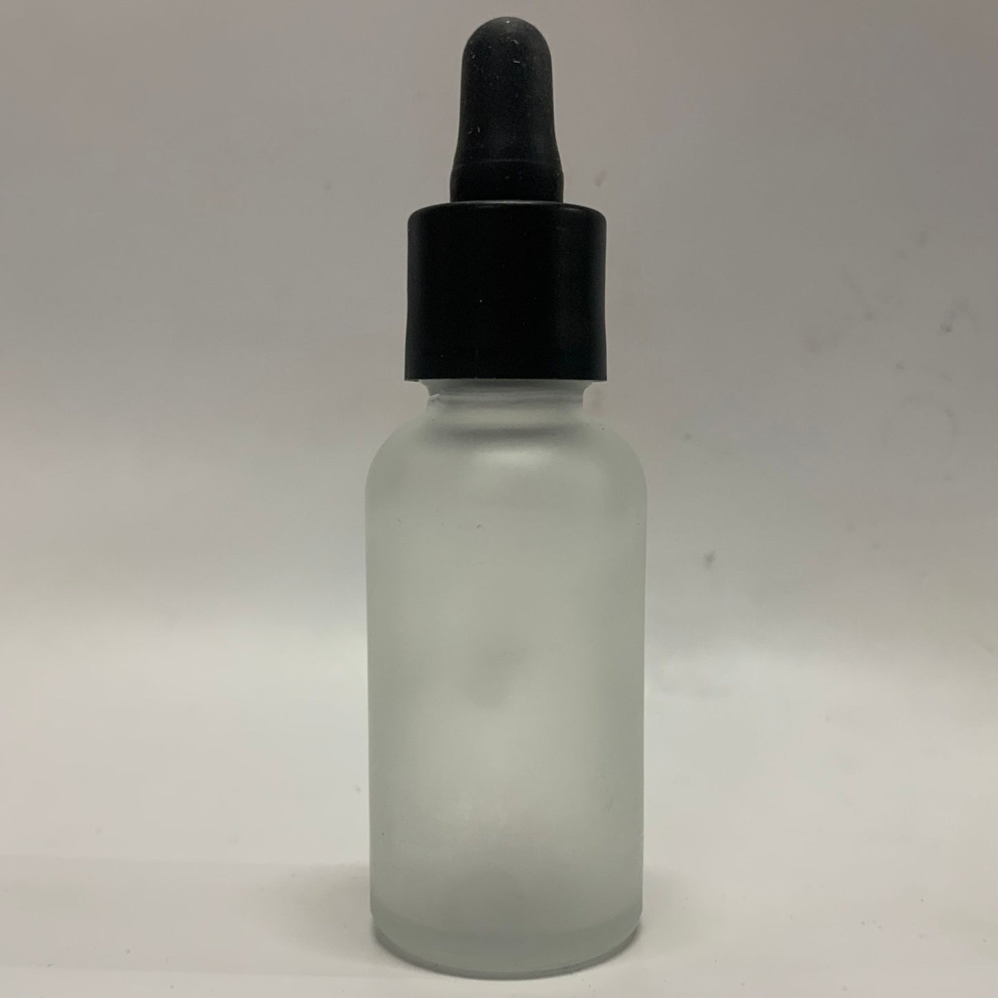30ml Frosted Transparent Glass Bottle With Pipette - X0081