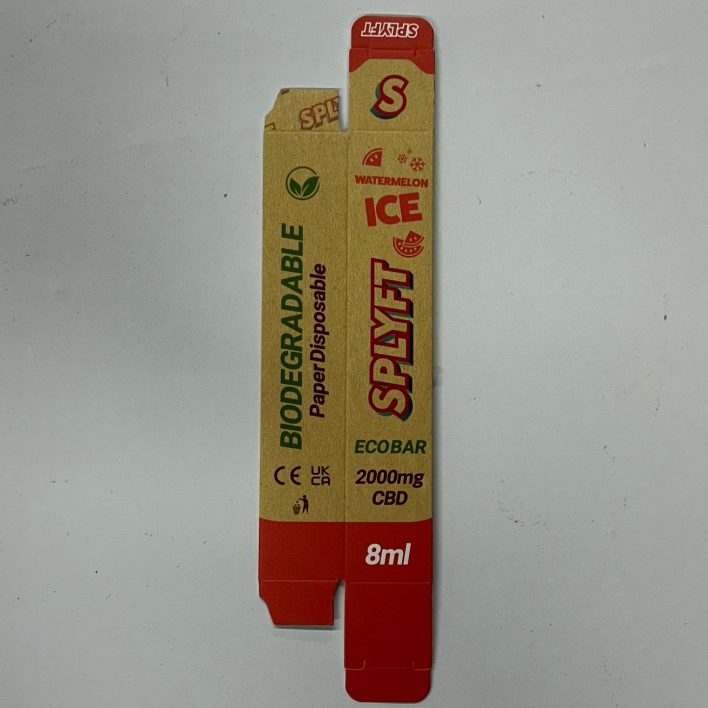 SPLYFT Recyclable 2000mg 8ml - Watermelon Ice BOX - X0398