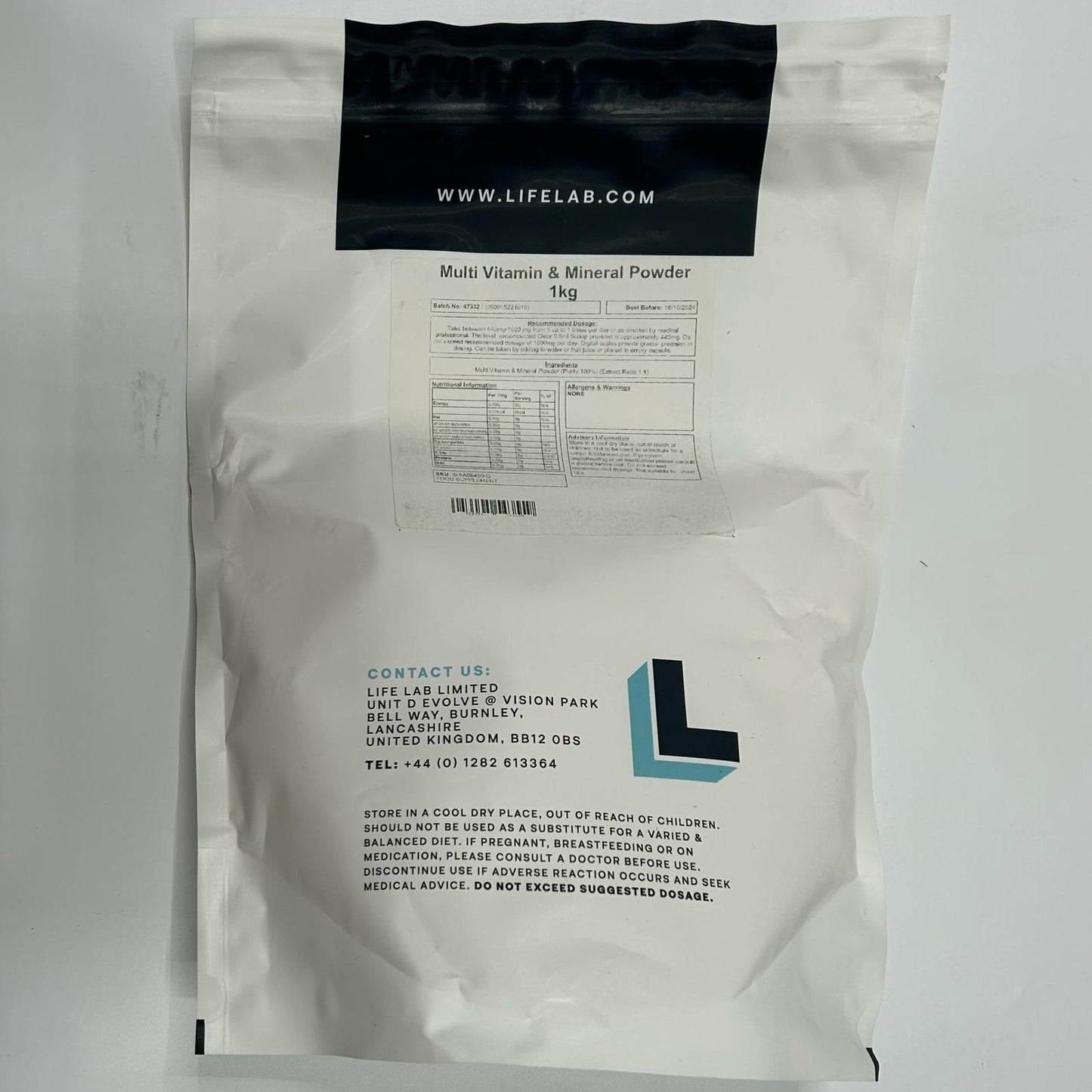 Multivitamin & Mineral Powder 1kg - Y0308