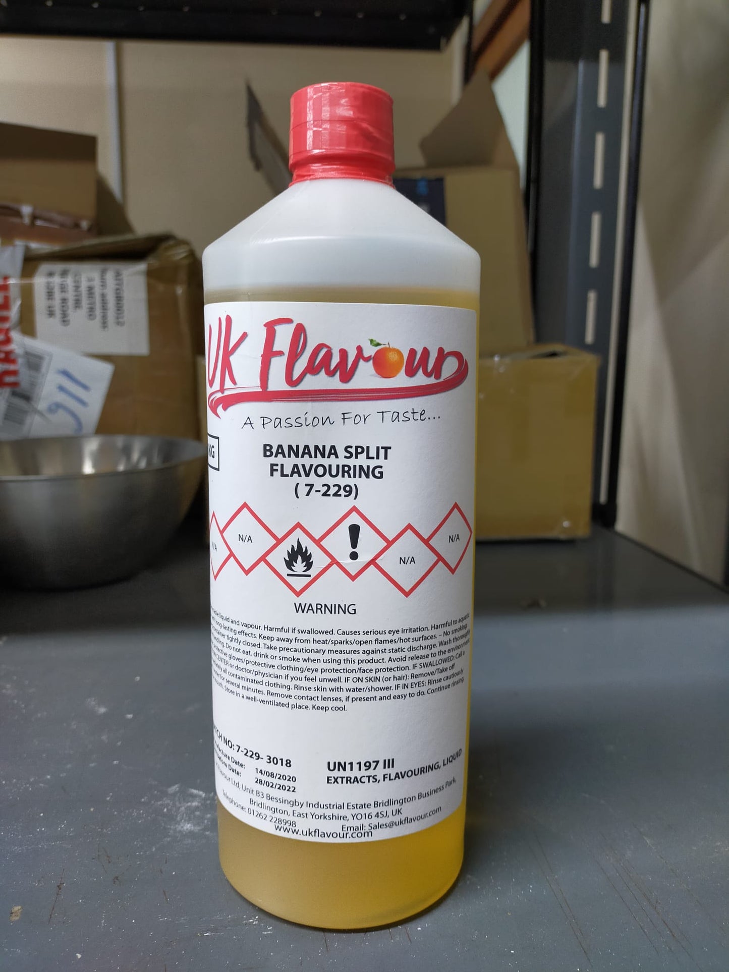 Banana Split (7-229) Flavour Concentrate 1L - Y0045
