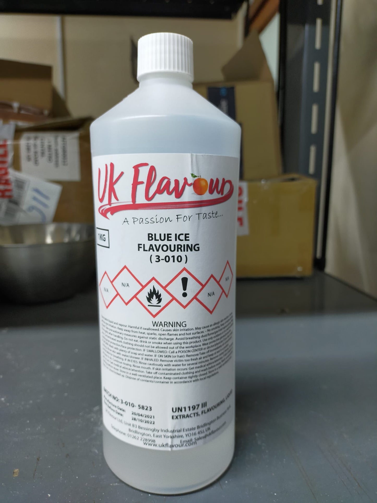 Blue Ice (3-010) Flavour Concentrate 1L - Y0051