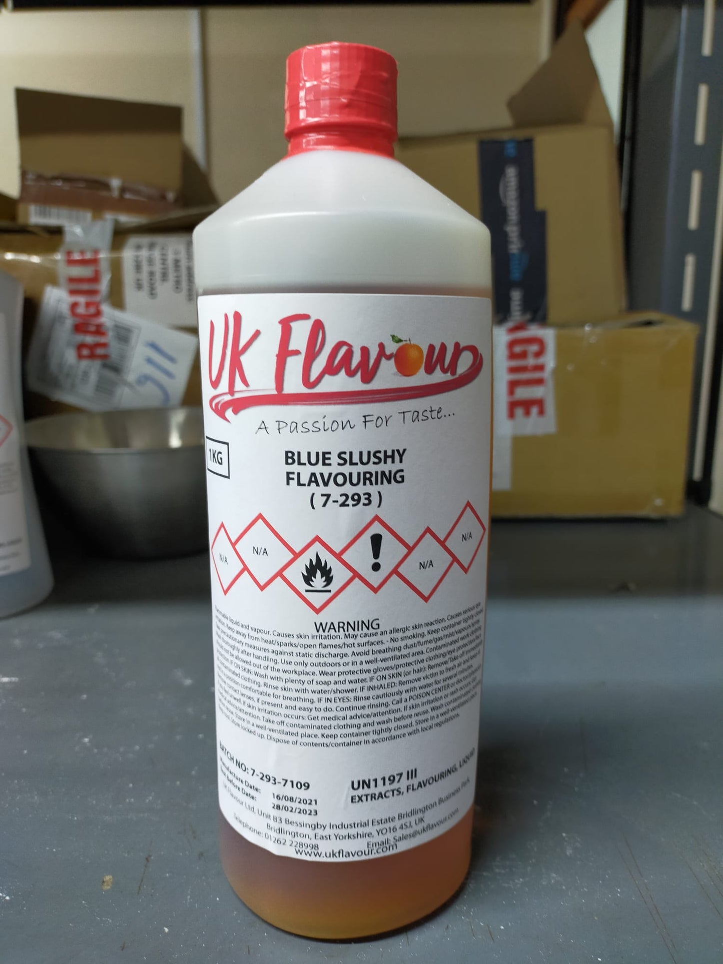 Blue Slushy (7-293) Flavour Concentrate 1L - Y0053