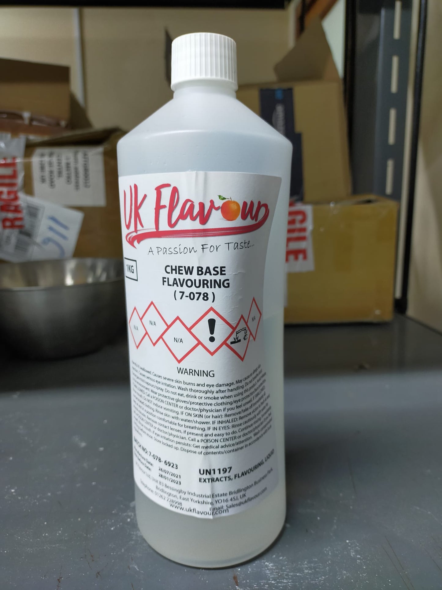 Chew Base (7-078) Flavour Concentrate 1L - Y0062