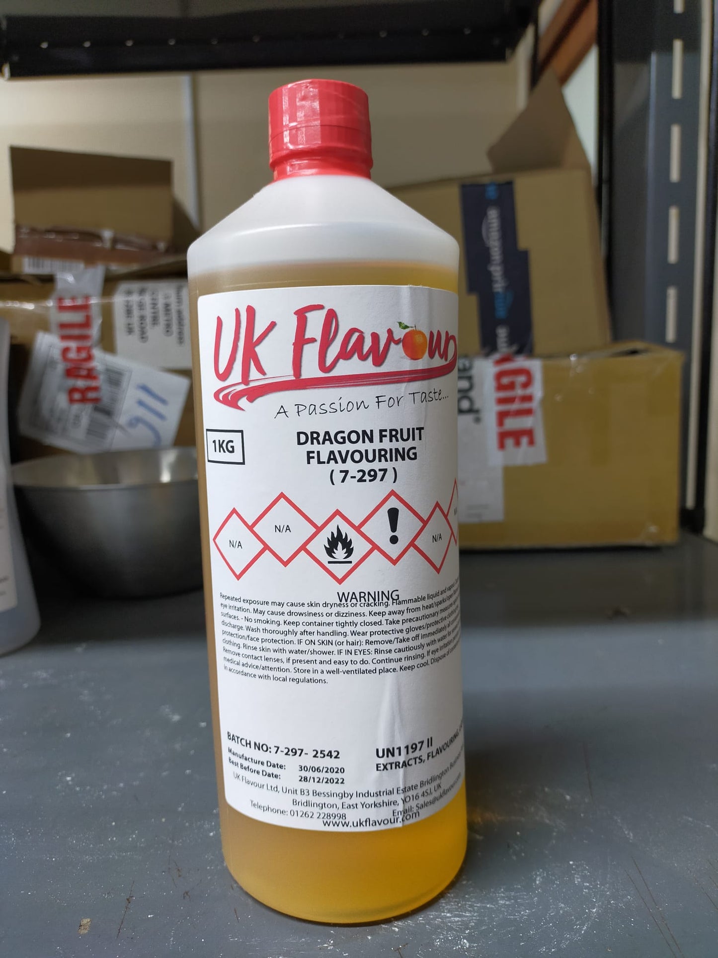Dragon Fruit (7-297) Flavour Concentrate 1L - Y0073