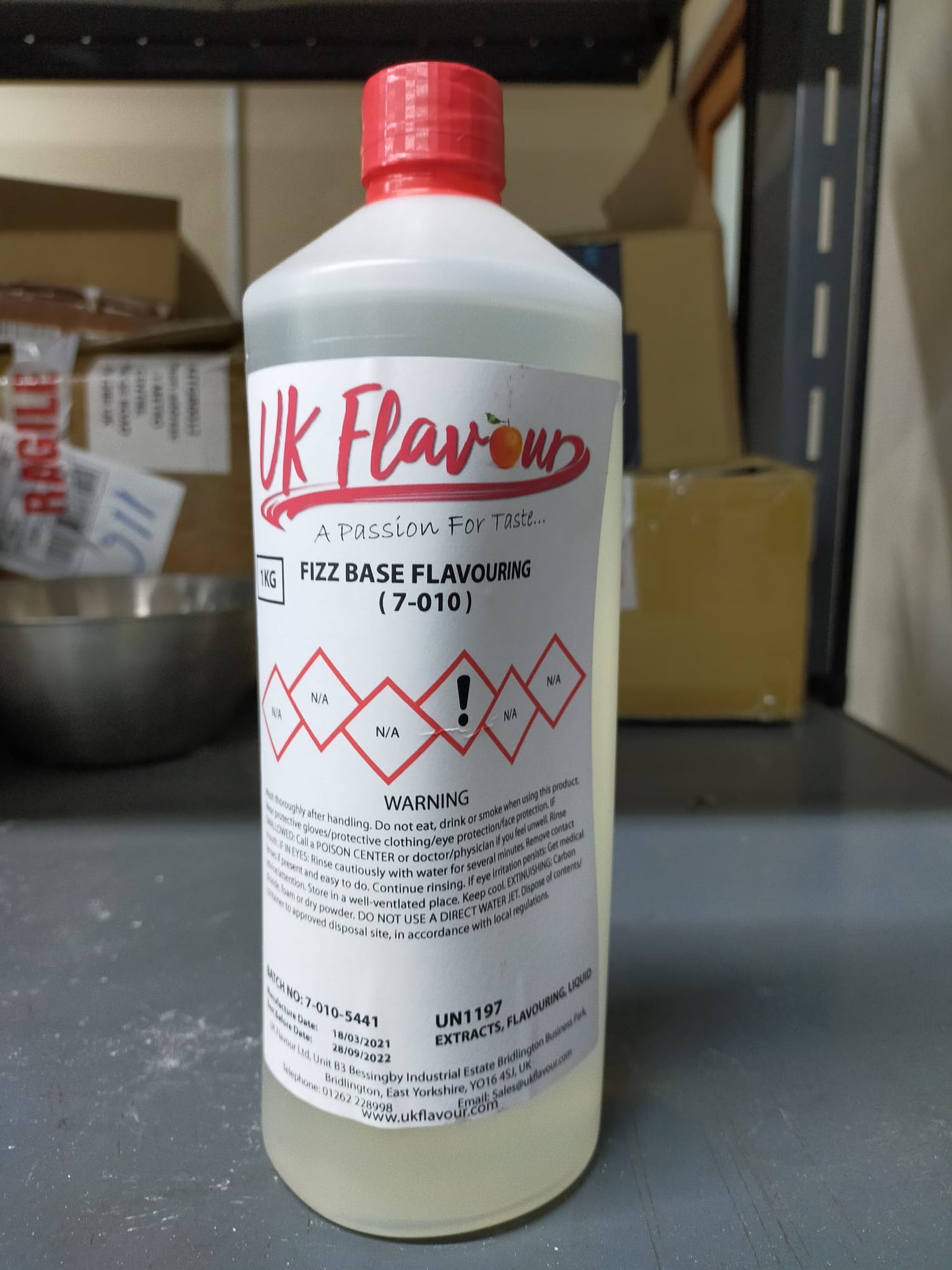 Fizz Base (7-010) Flavour Concentrate 1L - Y0077